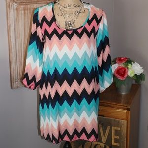 Super cute chevron dress!
